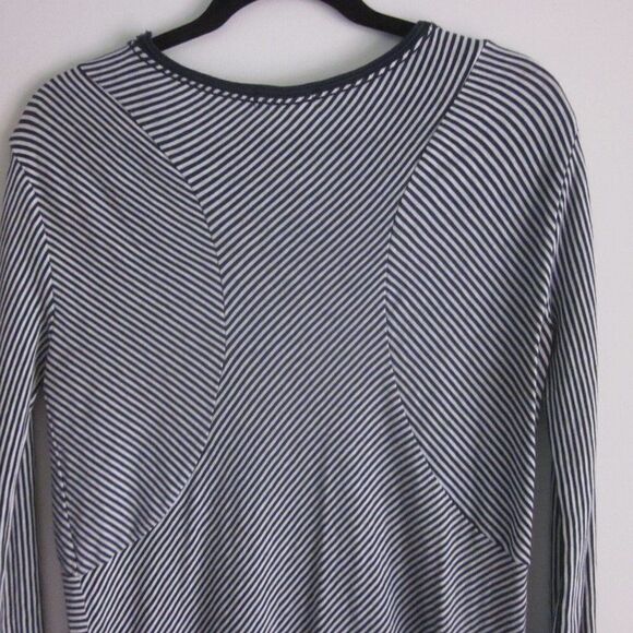 Rag & Bone Size XS Navy & White Striped Knit Pullover Long Sleeve Dress - Picture 10 of 13